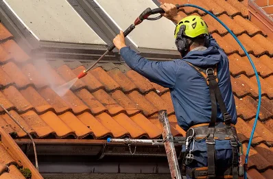Démoussage et hydrofuge de toiture à Santranges